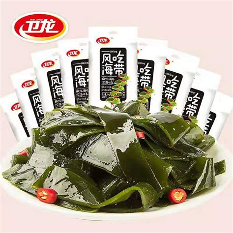 Wholesale Chinese Natural Vegan Snack Spicy Kelp Organic Sea Kelp Spicy Seaweed Snack Seasoned ...