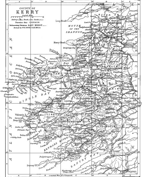 Detailed County Kerry Map