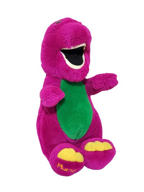 1992 Barney the Purple Dinosaur Plush Stuffed Animal | Etsy Barney & Friends, Wooden Sandals ...