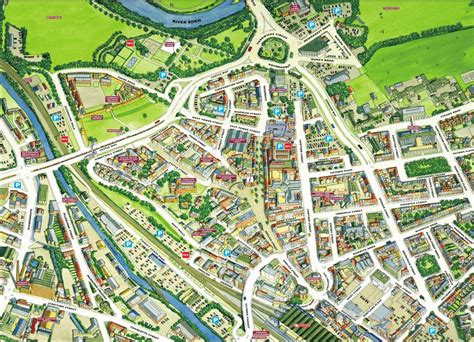 Cityscapes Street Map of Carlisle 400 Piece Jigsaw Puzzle 470mm X 320mm ...