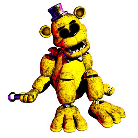 Golden freddy jumpscare lighting by JAS00710 on DeviantArt