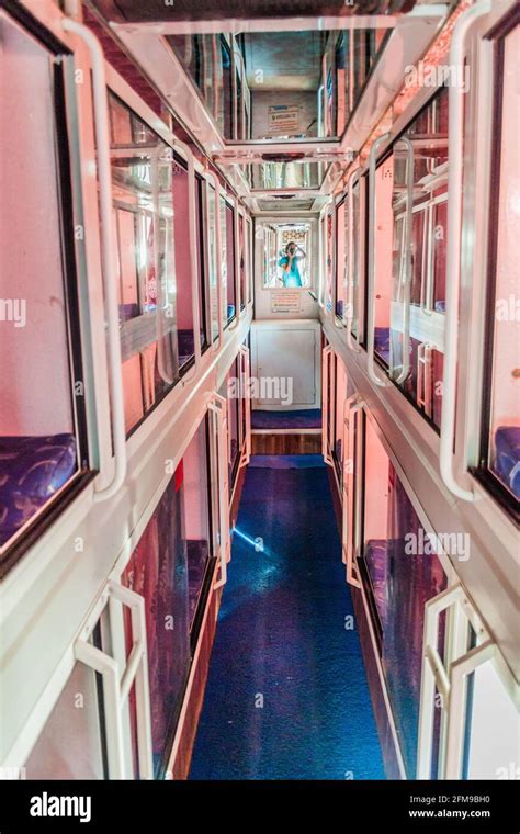 Interior of a sleeper bus in india hi-res stock photography and images ...