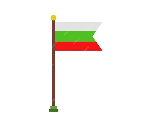 Premium Vector | Bulgarian flag