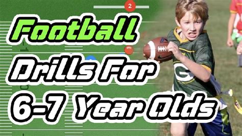 Flag Football Drills For 6-7 year Olds - YouTube