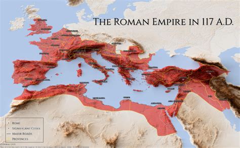 Roman Empire (117 AD) The Roman Empire at its Territorial Height. Federali 2019 | Roman empire ...