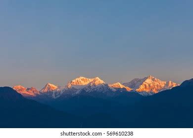 Kangchenjunga Sunrise View Pelling Viewpoint Sikkim Stock Photo ...