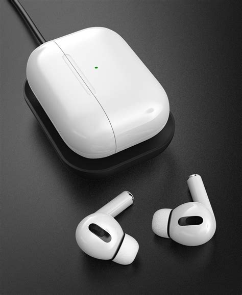 Galvanox Wireless Charging Station for Apple Airpod Pro (Black) - Encased