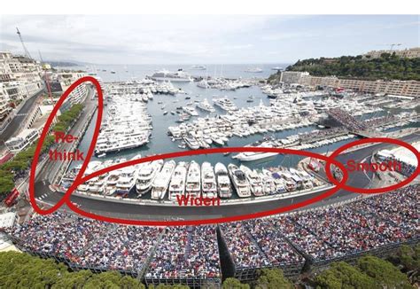 How to change the track layout to improve the racing at Monaco. : formula1