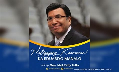 Raffy Tulfo to Ka Eduardo Manalo: Saludo ako sa iyo! - POLITIKO