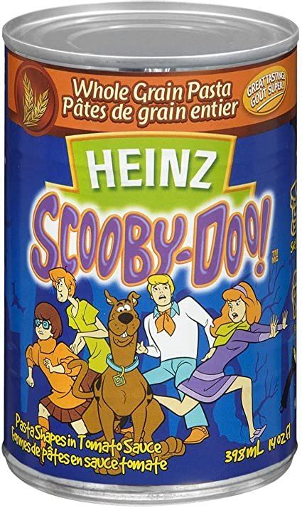 Heinz Scooby-Doo Pasta Shapes Tomato Sauce 24 x 398ml Canadian