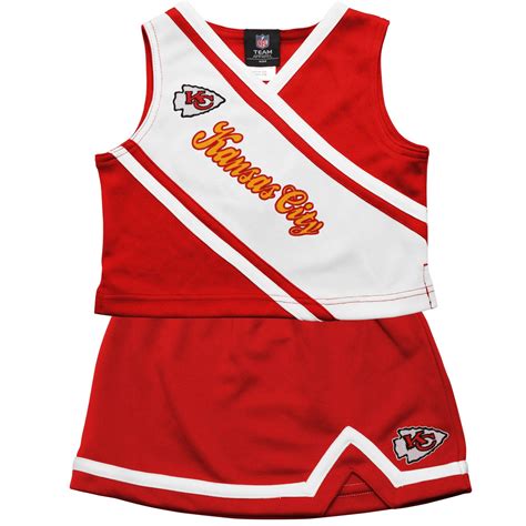 Kansas City Chiefs Preschool Girls 2-Piece Cheerleader Set - Red