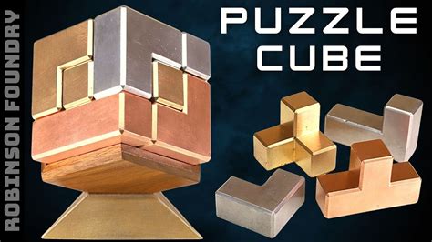 Making a Metal Cube Puzzle from Copper, Aluminum, and Bronze