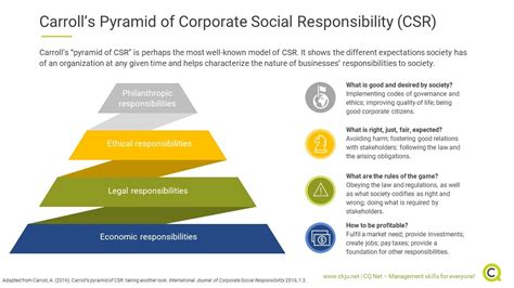 Carroll's Pyramid of Corporate Social Responsibility: CSR Performance ...