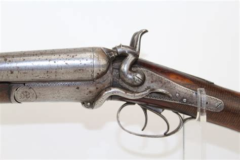 Engraved J. Manton & Co. Side Lever Shotgun C&R Antique004 | Ancestry Guns