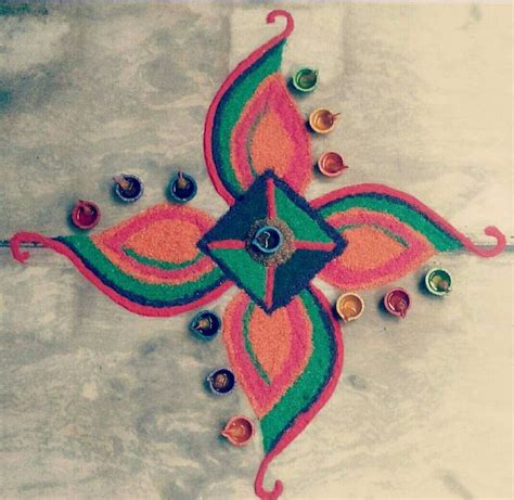 Easy & Creative Rangoli Designs for Kids - Kids Art & Craft