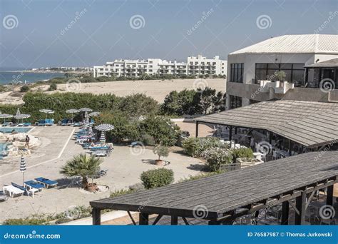 Hotel Resort in Cyprus editorial photography. Image of blue - 76587987