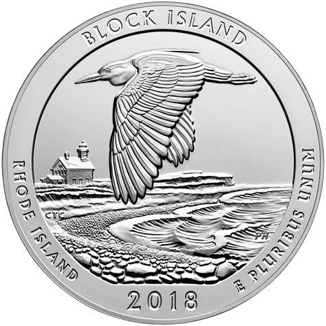 2018 Block Island | Block island, America the beautiful quarters, Coins