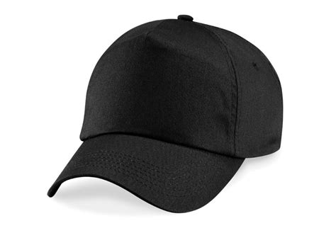 Black Plain Baseball Cap