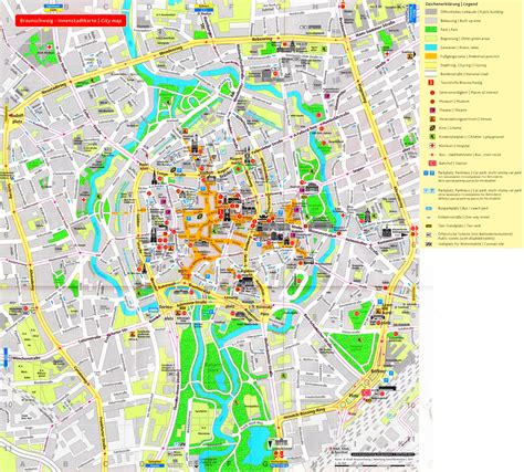 Braunschweig tourist map