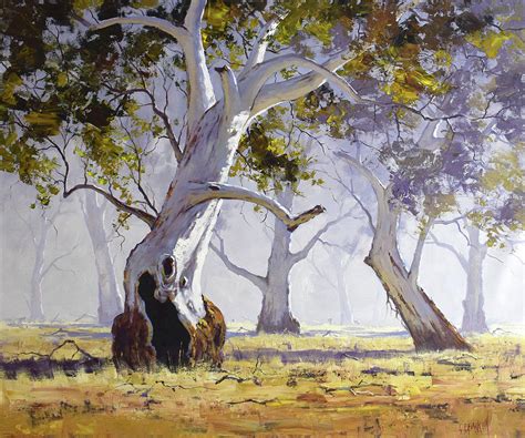 Landscape Trees Painting by Graham Gercken