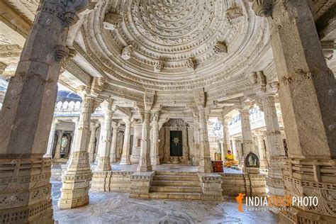 Dilwara Jain Temple Interior Marble Artwork At Mount Abu Rajasthan ...