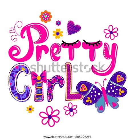 T Shirt Design Girls Bright Colorful Stock Vector (Royalty Free) 605099291