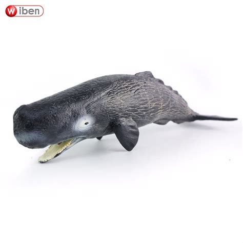 Wiben Sea Life Sperm Whale Simulation Animal Model Action & Toy Figures ...