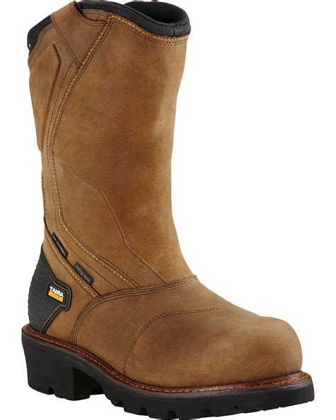 Ariat Men's Powerline Composite Toe Insulated Waterproof Work Boots ...