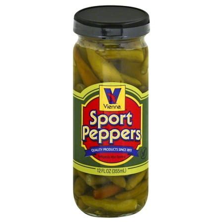 Vienna Beef Vienna Sport Peppers, 12 oz - Walmart.com