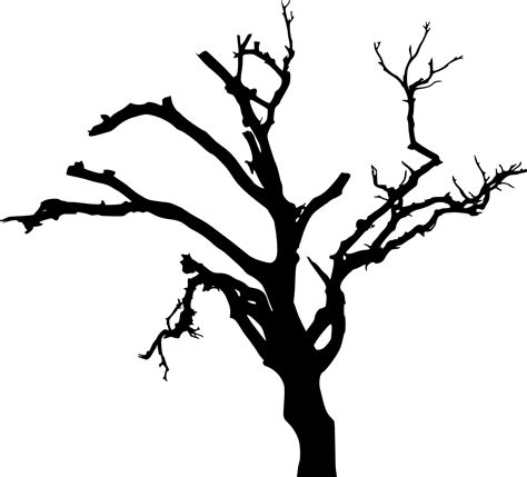 10 Spooky Dead Tree Silhouette (PNG Transparent) Vol. 2 | OnlyGFX.com