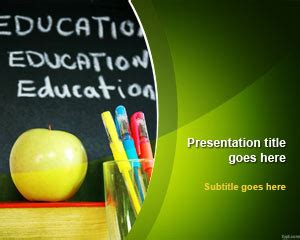 Free Powerpoint Templates For Education