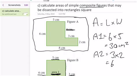 Area Of Composite Shapes Formula