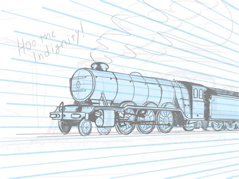 Train doodle by OmegaSunBurst on DeviantArt