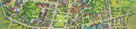 Dartmouth College Campus Map Illustration - by Rabinky Art, LLC