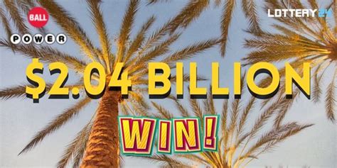 Single Californian Ticket Wins Record $2.04 billion Powerball Jackpot