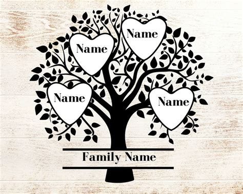 Family Tree With People Clipart