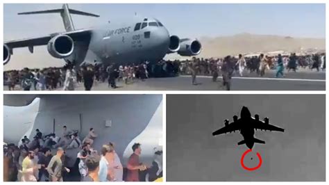 Afghanistan: Shocking video shows 2 people falling off plane mid-air in ...