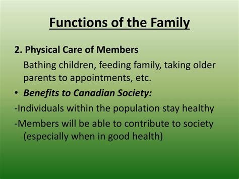 PPT - Functions of the Family PowerPoint Presentation, free download - ID:1645813