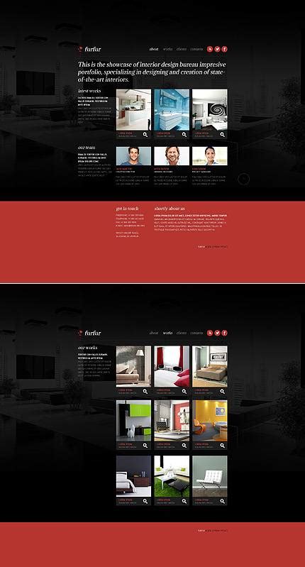 Vibrant Red Website Templates | EntheosWeb