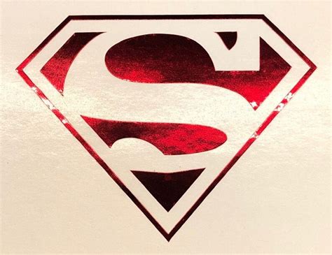 Superman Logo Vinyl Decal Sticker Pick Color Size Oracal 651 | Etsy