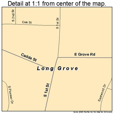 Long Grove Iowa Street Map 1946425