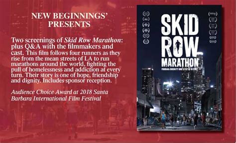 Past Events: Skid Row Marathon Documentary - New Beginnings Counseling Center