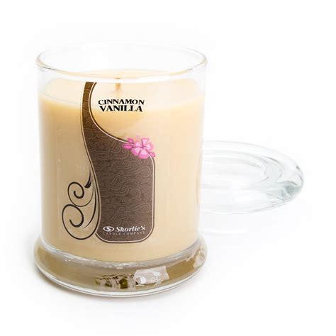 Cinnamon Vanilla Candle - 6.5 Oz. Highly Scented Beige Jar Candle - Bakery Candles Collection ...