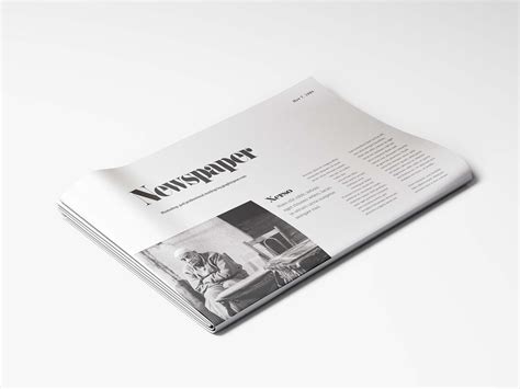 Free Newspaper Mockup (PSD)