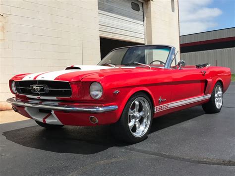 Ford Mustang Cabrio GT 350 clone BJ 1965 Rot/Weiss | NR Classic Car ...