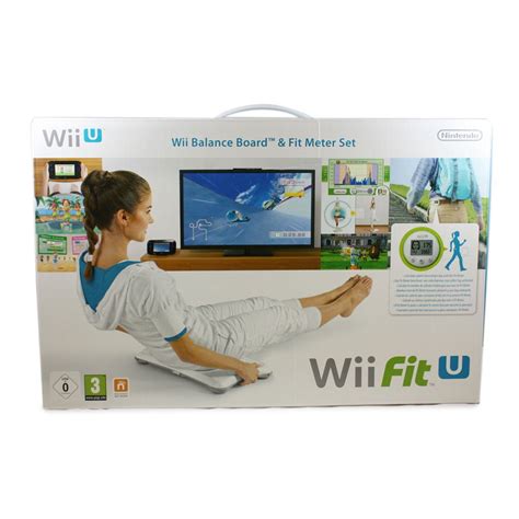 Wii Fit U & Balance Board (White) & Fit Meter (Green)