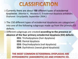 Ectodermal dysplasia | PPT