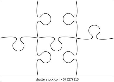 6 Piece Jigsaw Puzzle Template Free - PRINTABLE TEMPLATES