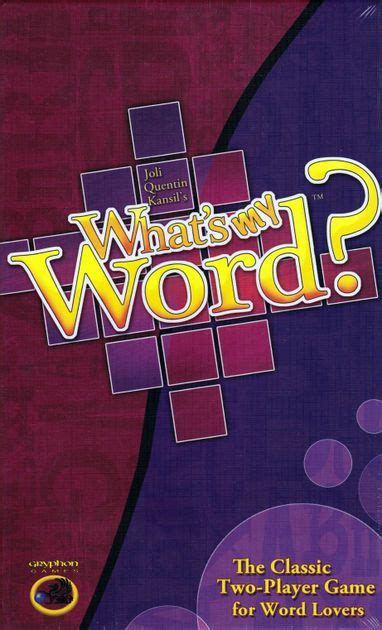 What's My Word? | Board Game | BoardGameGeek