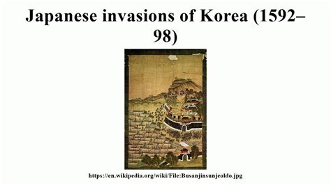 Japanese invasions of Korea (1592–98) - YouTube